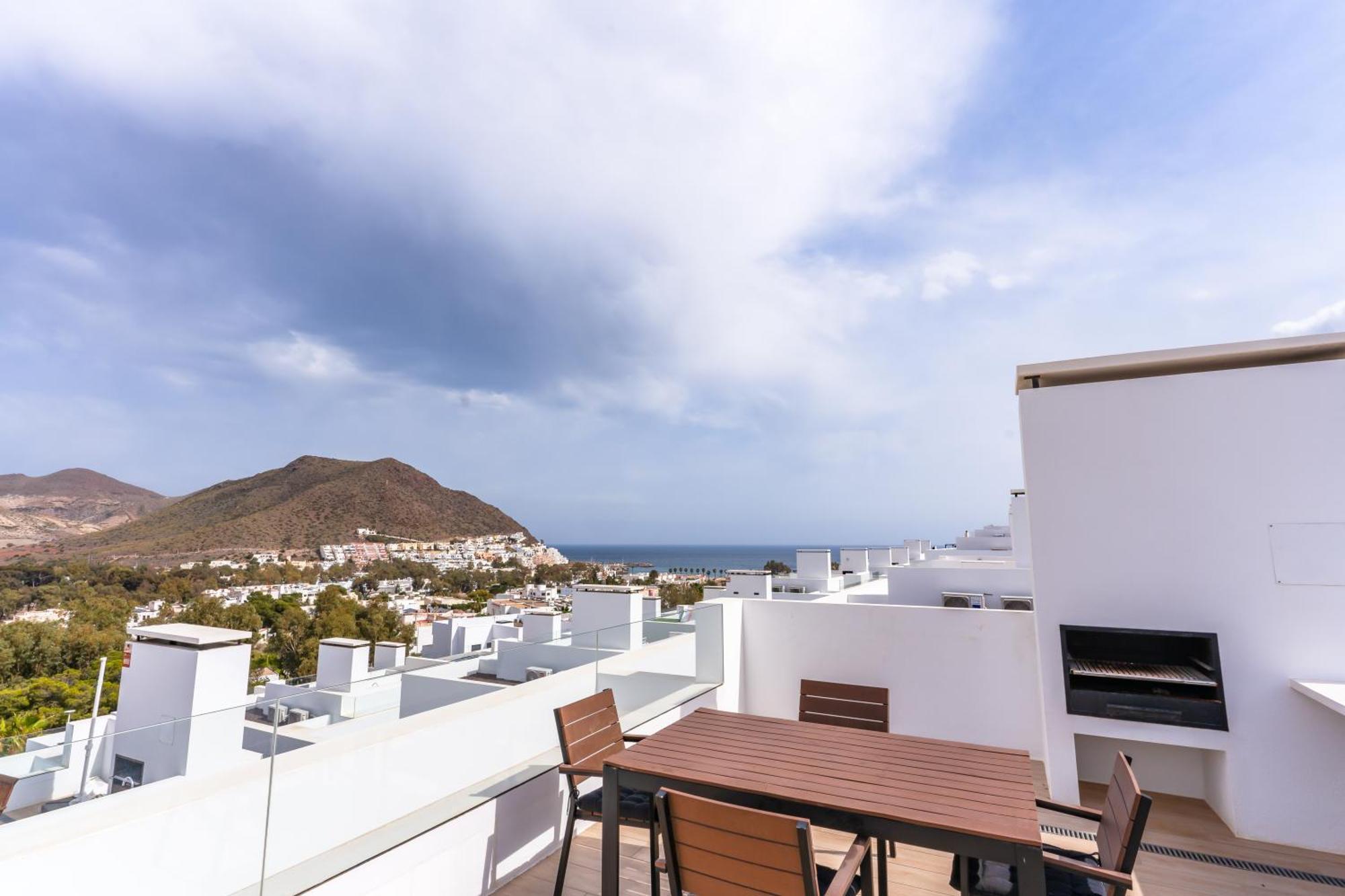 San Jose Suites 3 Hab, Piscina, Solarium Y Wifi Almería Kültér fotó